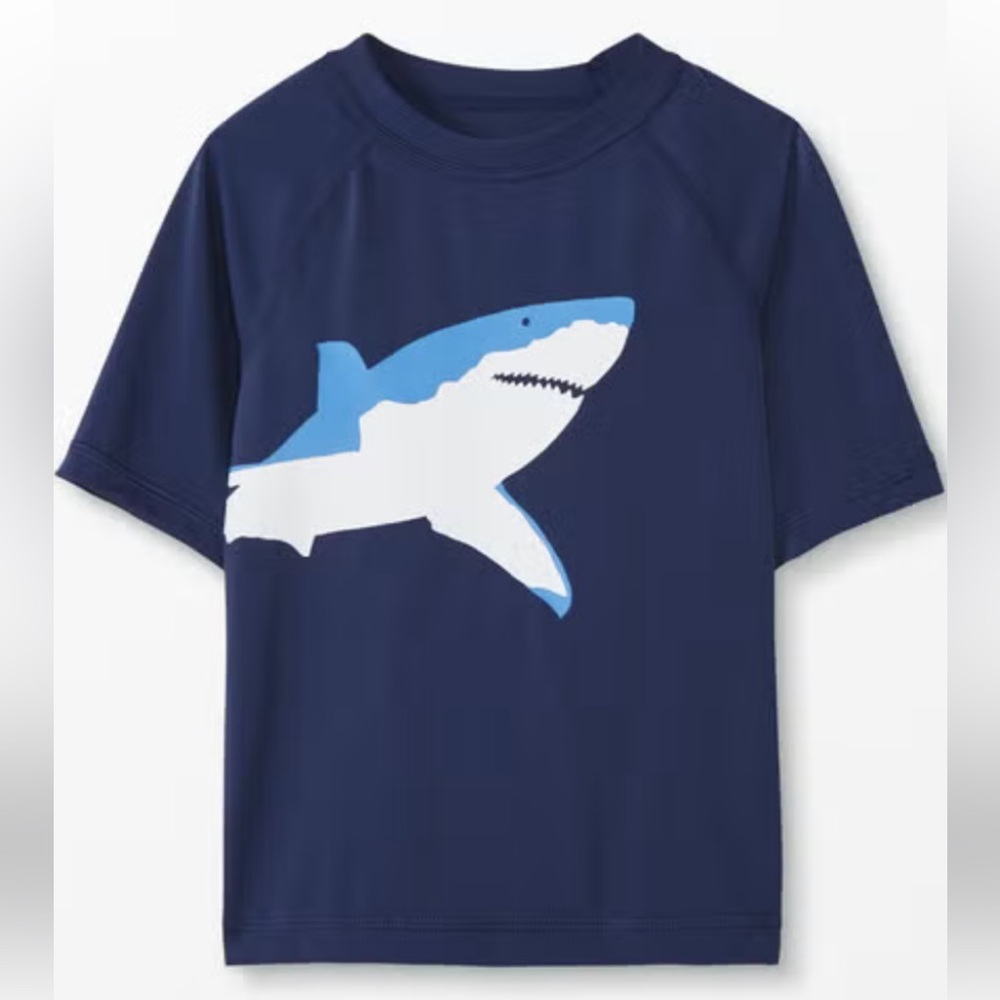 NEW! Hanna Andersson Graphic Sunblock Rash Guard - Shark